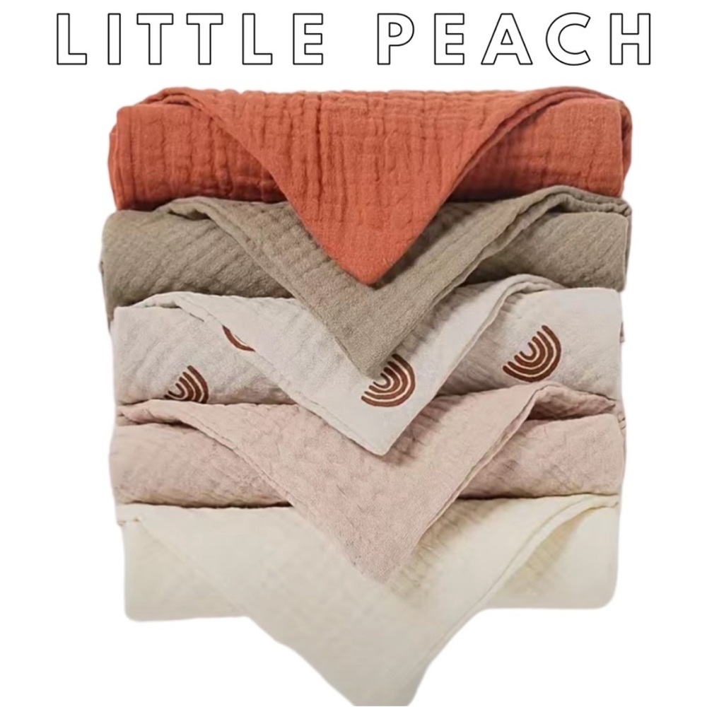 Baby Bibs Cotton Rainbow Print Gender Neutral